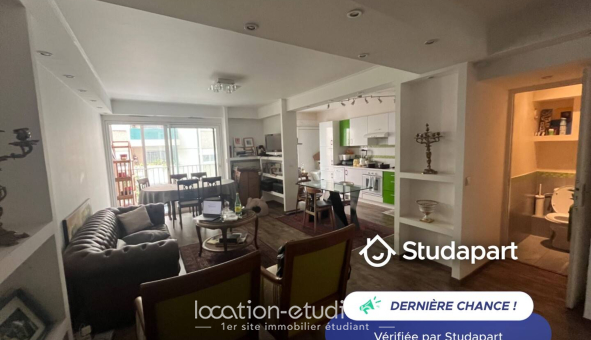 Colocation étudiante Studio &agrave; Lyon 7ème arrondissement (69007)