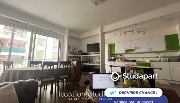 Colocation étudiante Studio &agrave; Lyon 7ème arrondissement (69007)