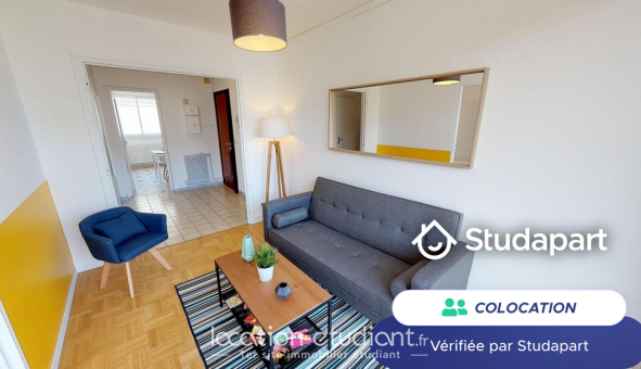 Colocation tudiante T1 à Lyon 7me arrondissement (69007)