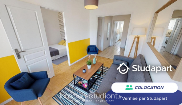 Colocation tudiante T1 à Lyon 7me arrondissement (69007)