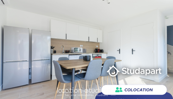 Colocation étudiante Studio &agrave; Lyon 8ème arrondissement (69008)