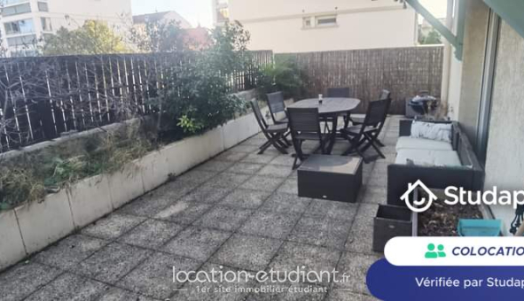 Colocation étudiante Studio &agrave; Lyon 8ème arrondissement (69008)