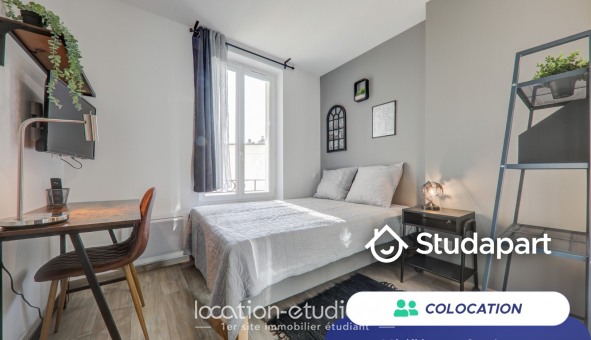 Colocation étudiante Studio &agrave; Lyon 8ème arrondissement (69008)