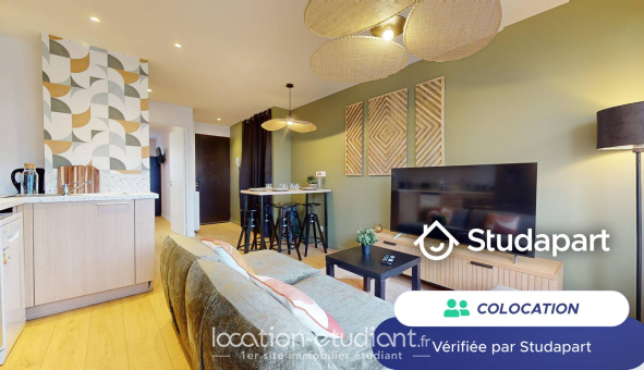Colocation étudiante Studio &agrave; Lyon 8ème arrondissement (69008)