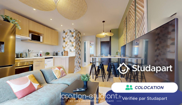 Colocation étudiante Studio &agrave; Lyon 8ème arrondissement (69008)