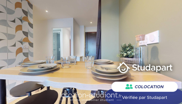 Colocation étudiante Studio &agrave; Lyon 8ème arrondissement (69008)