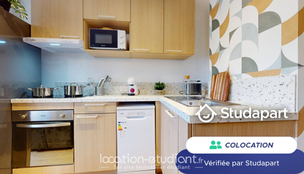 Colocation étudiante Studio &agrave; Lyon 8ème arrondissement (69008)