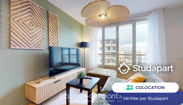 Colocation étudiante Studio &agrave; Lyon 8ème arrondissement (69008)