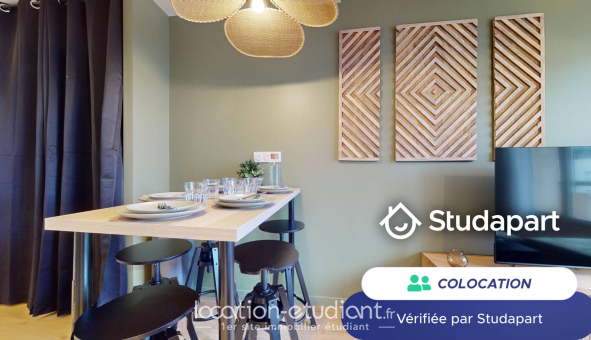 Colocation étudiante Studio &agrave; Lyon 8ème arrondissement (69008)