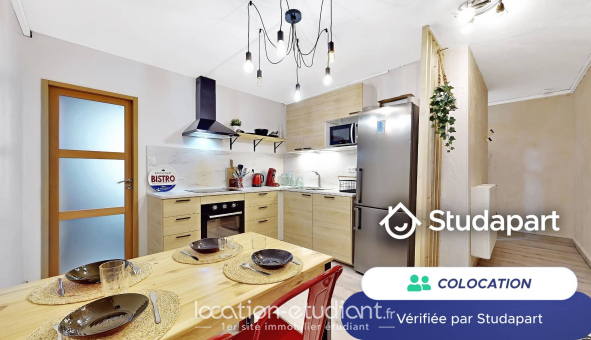 Colocation étudiante Studio &agrave; Lyon 8ème arrondissement (69008)