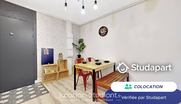Colocation étudiante Studio &agrave; Lyon 8ème arrondissement (69008)