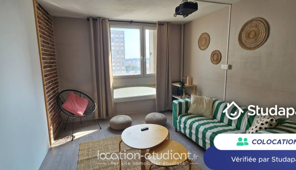 Colocation étudiante Studio &agrave; Lyon 8ème arrondissement (69008)