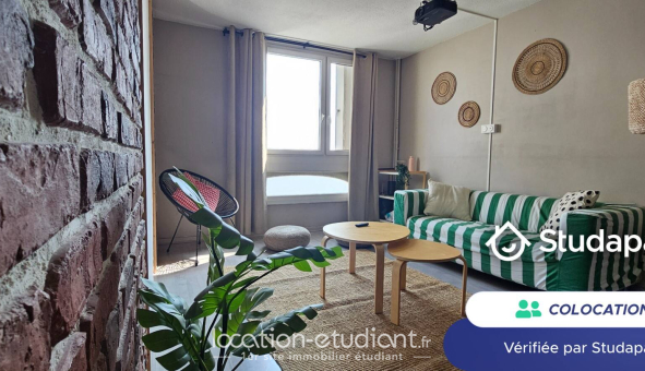 Colocation étudiante Studio &agrave; Lyon 8ème arrondissement (69008)