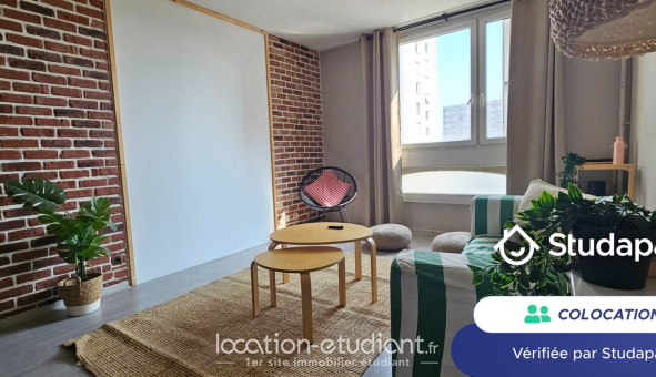 Colocation étudiante Studio &agrave; Lyon 8ème arrondissement (69008)