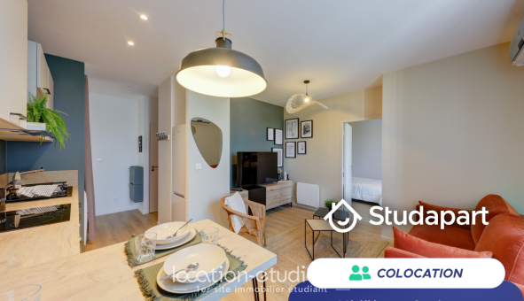 Colocation étudiante Studio &agrave; Lyon 8ème arrondissement (69008)