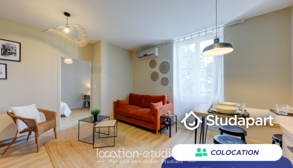 Colocation étudiante Studio &agrave; Lyon 8ème arrondissement (69008)