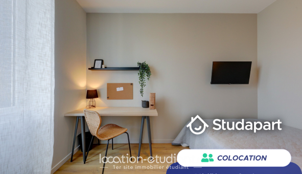 Colocation étudiante Studio &agrave; Lyon 8ème arrondissement (69008)