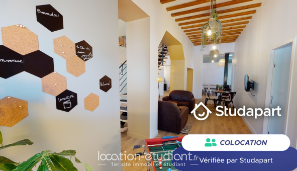Colocation étudiante Studio &agrave; Lyon 9ème arrondissement (69009)