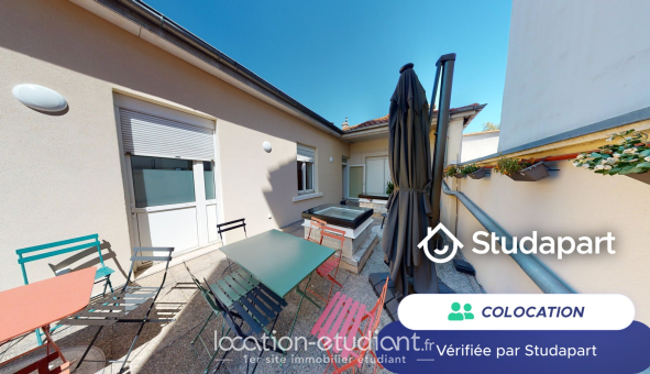 Colocation étudiante Studio &agrave; Lyon 9ème arrondissement (69009)