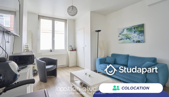Colocation étudiante Studio &agrave; Marc en baroeul (59700)