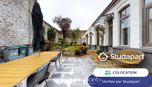Colocation étudiante Studio &agrave; Marc en baroeul (59700)