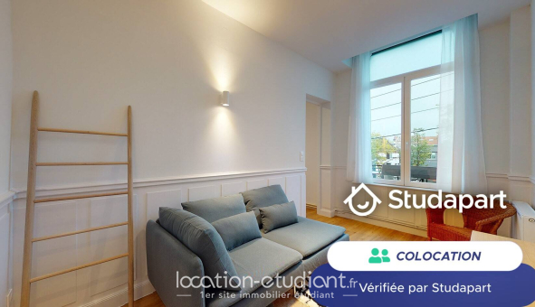 Colocation étudiante Studio &agrave; Marc en baroeul (59700)