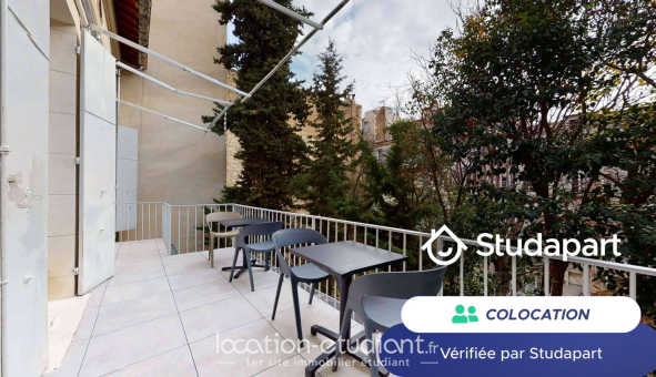 Colocation étudiante Studio &agrave; Marseille 01er arrondissement (13001)