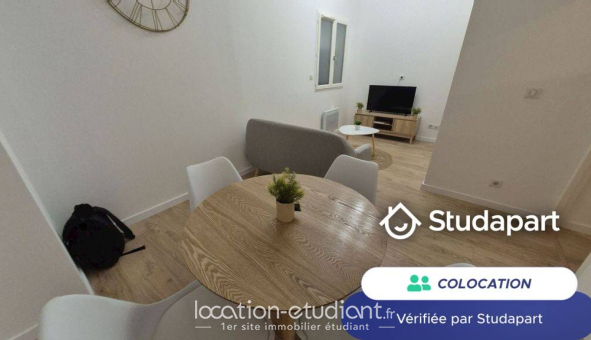 Colocation étudiante Studio &agrave; Marseille 02ème arrondissement (13002)