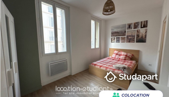 Colocation étudiante Studio &agrave; Marseille 02ème arrondissement (13002)