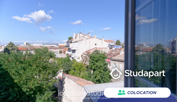 Colocation étudiante T4 &agrave; Marseille 03ème arrondissement (13003)