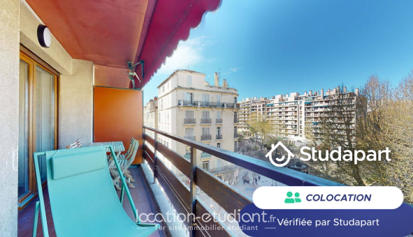 Colocation étudiante T4 &agrave; Marseille 03ème arrondissement (13003)