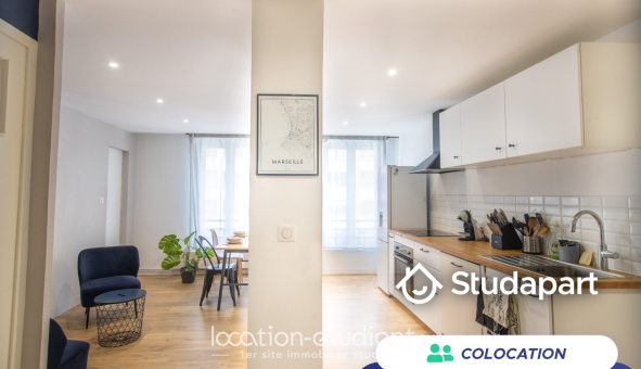Colocation étudiante T4 &agrave; Marseille 05ème arrondissement (13005)