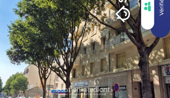 Colocation étudiante Studio &agrave; Marseille 05ème arrondissement (13005)