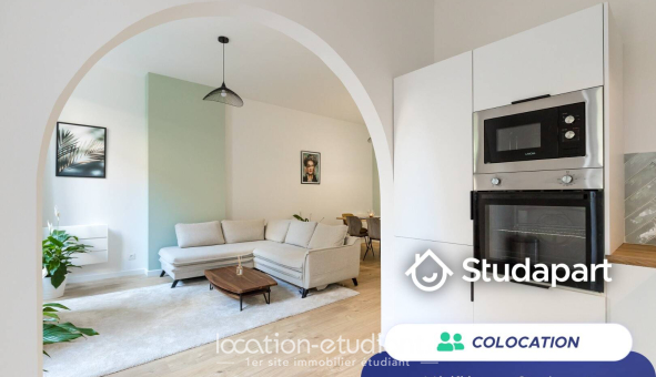 Colocation étudiante Studio &agrave; Marseille 06ème arrondissement (13006)