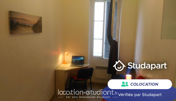 Colocation étudiante Studio &agrave; Marseille 06ème arrondissement (13006)