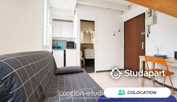 Colocation étudiante Studio &agrave; Marseille 06ème arrondissement (13006)