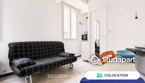 Colocation étudiante Studio &agrave; Marseille 06ème arrondissement (13006)