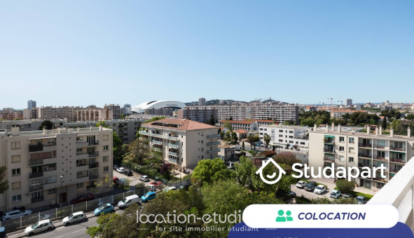 Colocation étudiante Studio &agrave; Marseille 09ème arrondissement (13009)