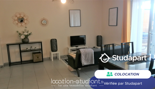 Colocation étudiante Studio &agrave; Marseille 10ème arrondissement (13010)