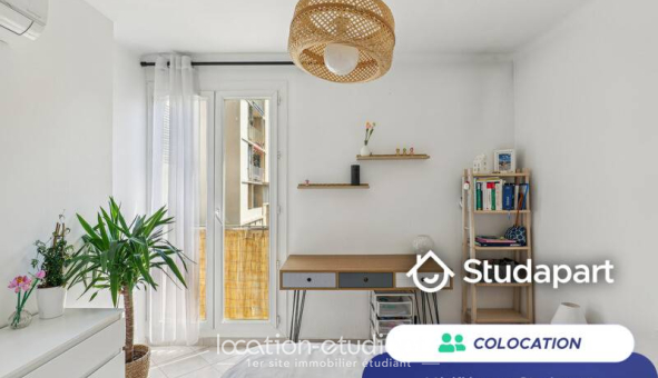 Colocation étudiante Studio &agrave; Marseille 10ème arrondissement (13010)