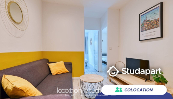 Colocation étudiante Studio &agrave; Marseille 10ème arrondissement (13010)