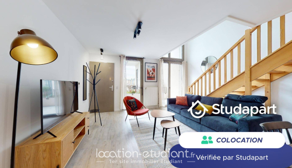 Colocation étudiante Studio &agrave; Massy (91300)