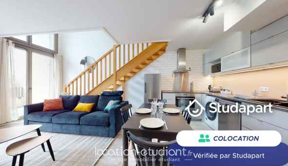 Colocation étudiante Studio &agrave; Massy (91300)