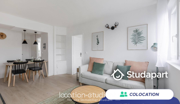 Colocation étudiante Studio &agrave; Massy (91300)