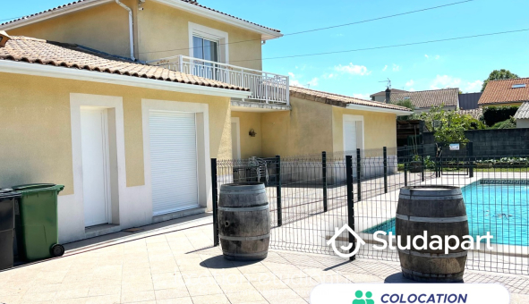 Colocation étudiante Studio &agrave; Mérignac (33700)