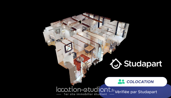 Colocation étudiante Studio &agrave; Metz (57050)