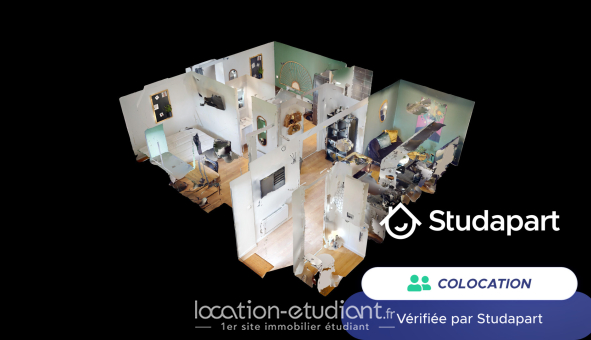 Colocation étudiante Studio &agrave; Metz (57050)