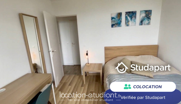 Colocation étudiante Studio &agrave; Mons en Baroeul (59370)
