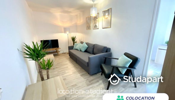 Colocation étudiante Studio &agrave; Mons en Baroeul (59370)