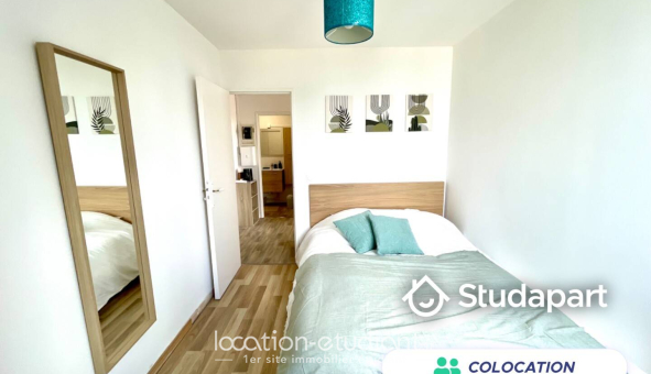 Colocation étudiante Studio &agrave; Mons en Baroeul (59370)